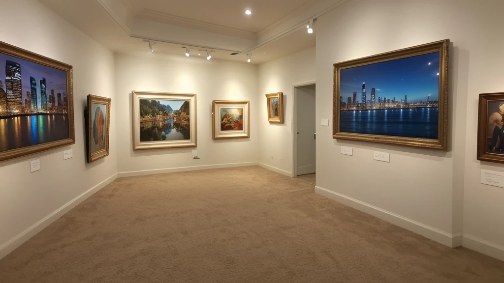 art gallery in a skyscaper