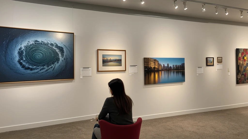 art gallery in a skyscaper