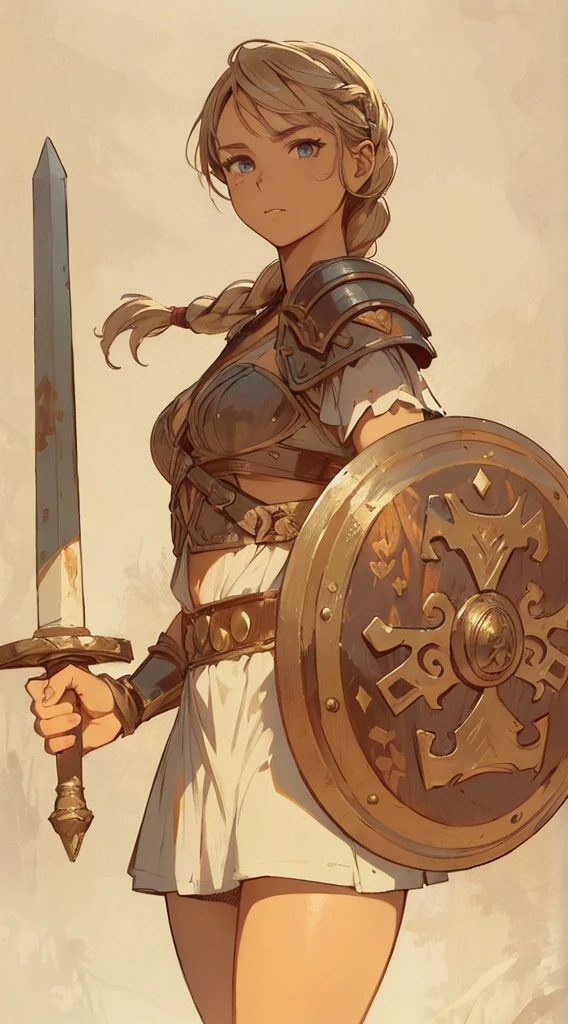 greek warriors womans in togas , only girls , forest in the background , light armor , elbow pads, knee pads, shoulder pads, black armor , sandals , sexy, exposed belly, muscular girl, defined abdomen,stomach, multiple girls, looking at viewer , long hair, bare shoulders, outdoors, sandals