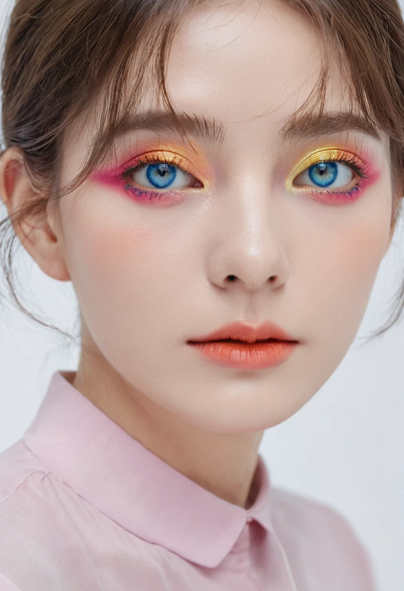 (masterpiece), (artwork), (Amazing work), (Delicate eyes), (Delicate skin), (Heterochromic eyes), (colourful), (#1: Short White Hair with Bangs), (Bright Eyes), (1 Girl) Wearing a witch's hat, 古old, old, Dress in extravagant medieval costumes, masterpiece, best quality, best designer, Best Illustration Award