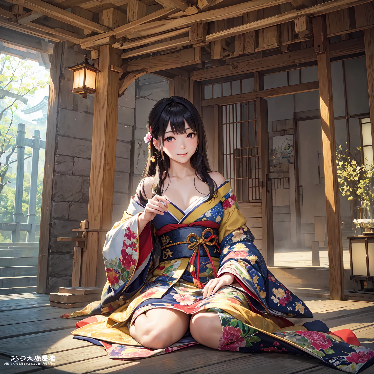 (masterpiece、Highest quality)、(Photorealistic photography)、1 picture、(Japan&#39;s unsanitary and outdated underground shopping malls)、(Beautiful night view)、(Japan favelas、Old and dirty hot spring town)、((Big bath、Underground hot spring facilities、stage))、(middle School girls、Girl in swimsuit、A lot of girls、smile、fun)、((Unsanitary and dim))、Shady Red Light District、Tank top、Panties、shaved ice、Sale of drinks、(stage、Everyone is having fun bathing)、smile、Happy schoolchildren、Perfect Anatomy