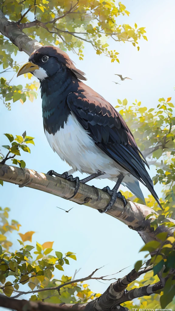 One tree, one bird