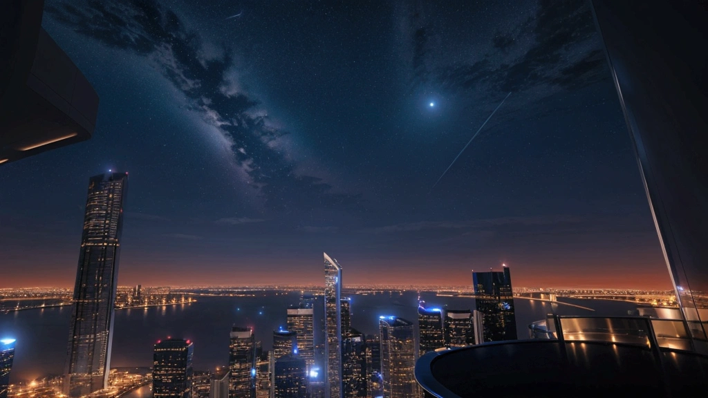 a long skyscaper, it is night time, rich people entering the skyscaper, best quality, ultra realistic