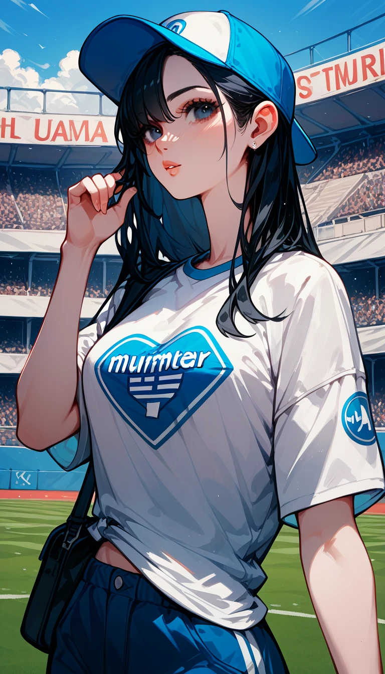 The girl has B cup breasts, 8 centimeter thighs, has long wavy brown hair, brown eyes and white skin.
Cum is spilled all over her clothes, face and breasts causing the cum on her face to close one of her eyes so that it does not enter the eye.
Some of the cum was coming out in a line from her closed mouth.
NSFW show her tits
NSFW show her nipples