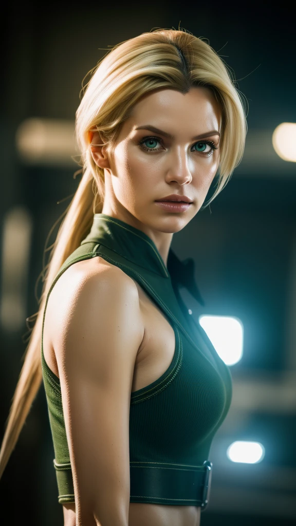 Best quality, artwork, eye reflection, Best quality, artwork, mercy eye reflection, alone, perfect sculptural body, blonde, Overwatch mercy style hairstyle, green eyes, two arms, clothes with tomb raider style neckline, utilitarian belt, alone, control room, 8k, artwork, high resolution, absurdities, natural volumetric lighting and better shadows, deep depth of field, sharp focus, dirty face, super hot, medium breasts, warhammer elements 40k , hyper detailed scenery, Goddess