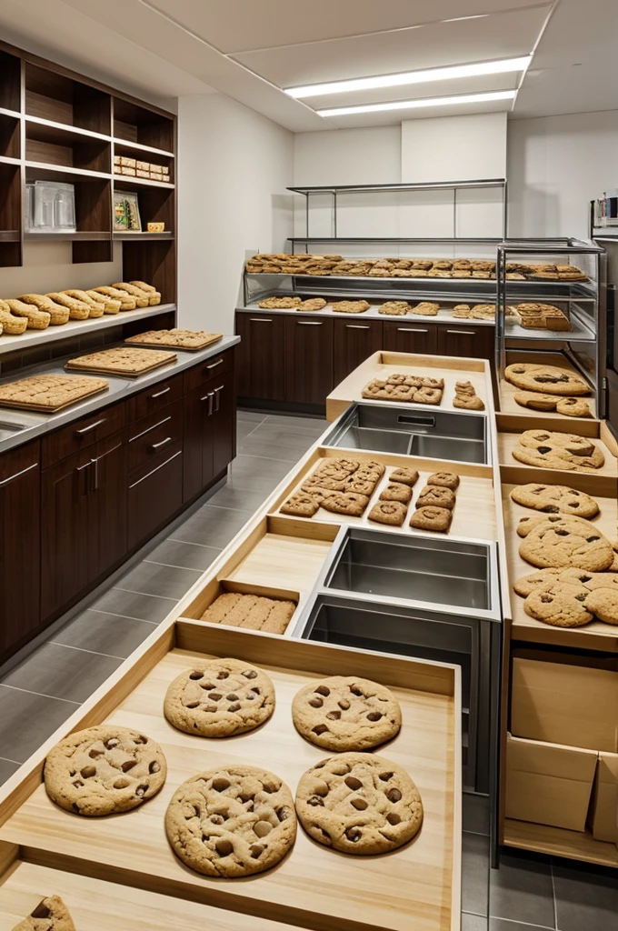 Image of a cookie company(flat (