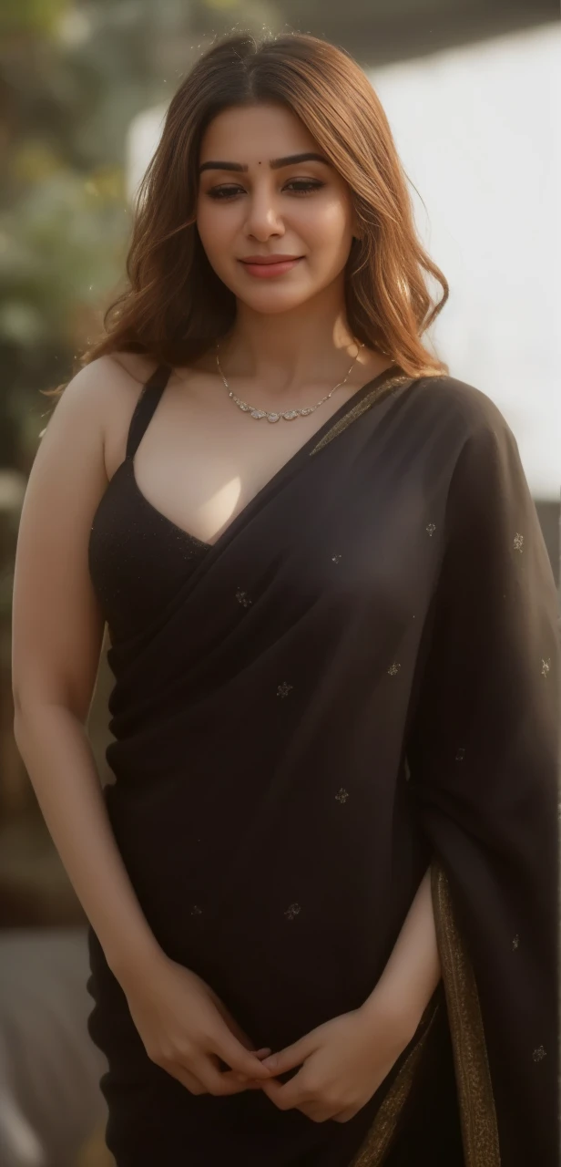 Day scene, close up photo of a sexy indian, sexy navel, deep cleavage, french braid hair, necklace, erotic face, 34 yo, look at viewer and seductive smile, (cinematic:1.3), intricate details, (ArtStation:1.2),Indian busty gorgeously prettiest lady(face lookinlike Indian actress(beautiful face, beautiful nose, beautiful eyes , beautiful lips ),((realistic Samantha facial harmony facial features lips eyes looks )), ((wearing white tight traditional saree sliver necklace waist belt bangles,red bindi on forehead )),(((huge gigantic breast)),((lying on bed)), hands behind head, showing her armpits,,((open mouth Full closed eyes groaning expression))(((pale white skin tone white skin tone snow white skin tone white skin tone snow white skin tone))),((open mouth Full closed eyes in pleasure groaning expression))