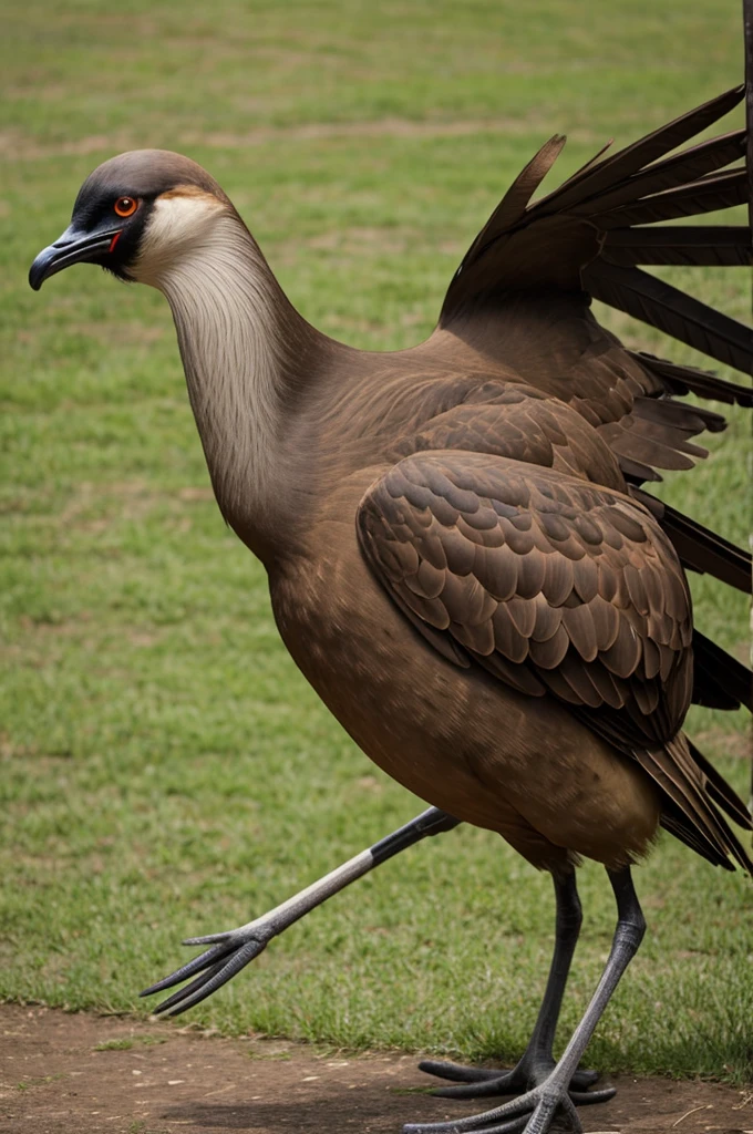 Chinese moa laughing