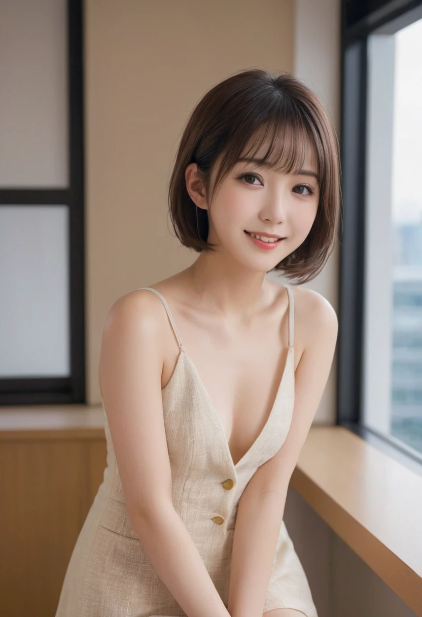 Completely naked、8K, RAW Portrait (Japanese women),masterpiece、Photorealistic:1.2、Realistic, Ultra-high resolution, Highest quality, Real Life Photos ,( in the evening :1.1),
((((1 female:1.5))))、Japanese women,((office lady))、((suit:1.6))、 Short Hairstyles,Slender body,Office window、 ((Dark brown eyes:1.2))、(Real skin texture:1.3)、(Immersive atmosphere:1.2、Chiaroscuro:1.2) 、(Look Viewer:1.4)、((Embarrassed look:1.4))、((Red cheeks:1.3))、((From belowの天井:1.35))、(smile:1.2)、((Roll up your skirt yourself))、((From below:1.45))、((Crotch close-up:1.62))、((Spread your legs out to the side:1.4))、