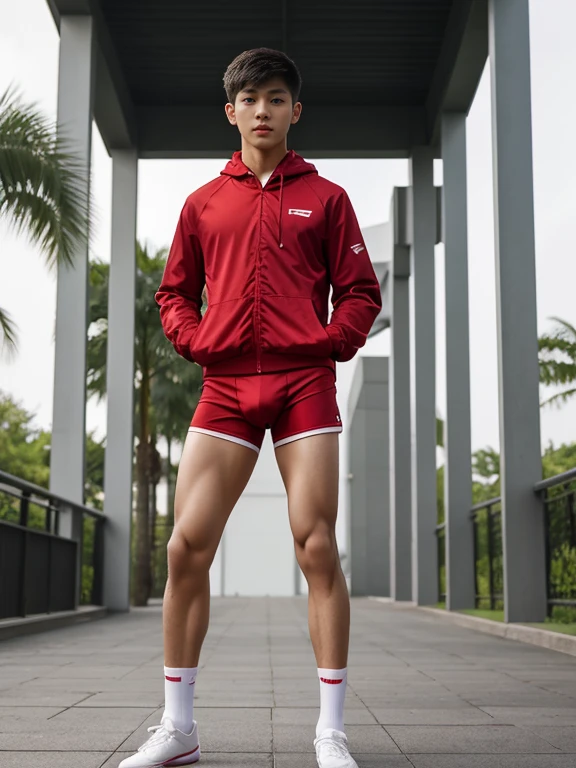 teenagers , very young , light-skin , wearing an dark red sexy underwear, tmasterpiece,k hd,the feet,Transparent sports vest,semi transparent,black long socks,The barefoot , red colour , handsome and cute , extreme cute boy , white skin , dark red underwear boxers shorts , extremely tall and cute boy ,oppa model , handsome model , full body , dark red boxers underwears short shorts , black socks , white light-skin , Chinese model , young boy , white skin , handsome and extremely cute , red boxers underwear shorts , long black socks , handsome model , at the park , jogging , model oppa , long legs , jogging , running , high knee black socks ,black long socks , stand up , extremely tall , extremely high , red underwears , red sports underwear , long black socks , clean and white legs , Chinese model , extremely long legs , looking at the camera , clean and white thigh , heavy bulge , kid face , b , wearing red underwears boxers , light and white skin , Chinese model , strike a pose , sexy pose , flexing pose , show off his handsome pose , size different , height different , tallest boy in the world , height comparison with other boy