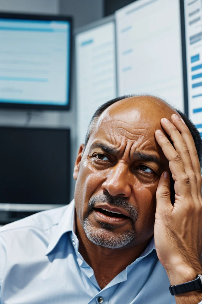 Investor crying and boss lieing 