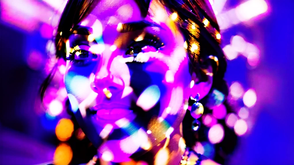 The thumbnail image is of a beautiful 30-year-old girl, with a delicate face, a radiant smile, and a face that seems to be feeling the music. The "Türkçe Pop" backdrop at the top highlights the bold, smaller stylized text "2024", the stylized "Türkçe Remix" text at the bottom. The vibrant color combination creates a vivid and attractive picture. --ar 16:9