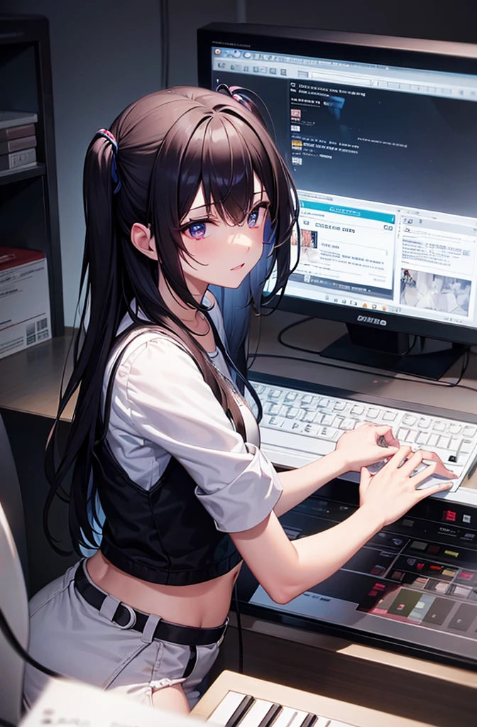 Pull the MIDI keyboard