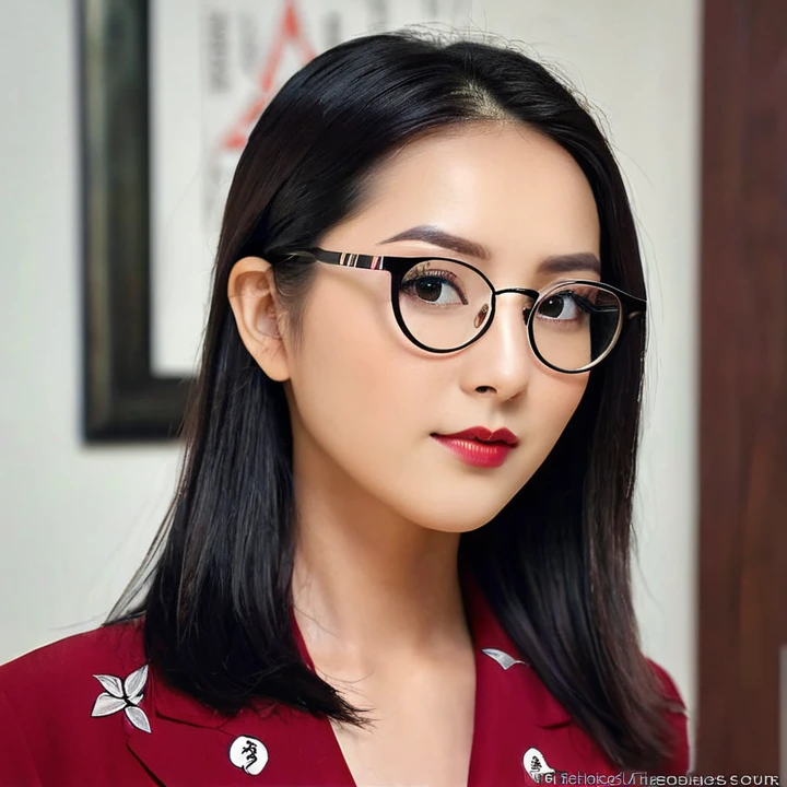 ## Physical Structure Sarada is a young ninja with an elegant and distinctive appearance.. Her figure is slim and well proportioned., reflecting his agility and skill in combat. Next, I will break down the key aspects of its physical structure:
### face y Hair
- **face**: Sarada has an oval and delicate face. Her features are soft and feminine, with thin and well defined eyebrows. His forehead is broad and expressive., showing his intelligence and determination.
- **Hair**: Sarada's hair is one of her most distinctive features. It is a jet black tone, deep and bright. It is usually tied in a high ponytail., which gives it a practical and functional look. Some loose strands frame her face., adding a touch of naturalness.
### Eyes y look
- **Eyes**: As a member of the Uchiha Clan, Sarada inherited the Sharingan. His eyes are deep and penetrating, of an intense black. When he activates his Sharingan, three atoms appear in each eye, granting him keen vision and the ability to anticipate his opponents' movements.
- **look**: Sarada's look is serious and focused.. It reflects his determination and desire to discover the truth about his family and lineage.. His eyes are windows to his passionate and brave soul..
### Clothing and Accessories - **Ninja uniforms**: Sarada sees the uniform of the ninja of Konohagakure. His black long-sleeved T-shirt fits comfortably to his figure.. The blue pants are practical and allow freedom of movement during missions. Wear sturdy black sandals to face any terrain.
- **Protective Band**: on the forehead, Sarada wears the village's protective band. It is a symbol of his loyalty and belonging to Konoha..
- **glasses**: Round glasses are your most characteristic accessory. The black frame contrasts with her dark hair and gives it a modern touch. The glasses are also functional, helping her read and analyze information quickly.
Sharingan