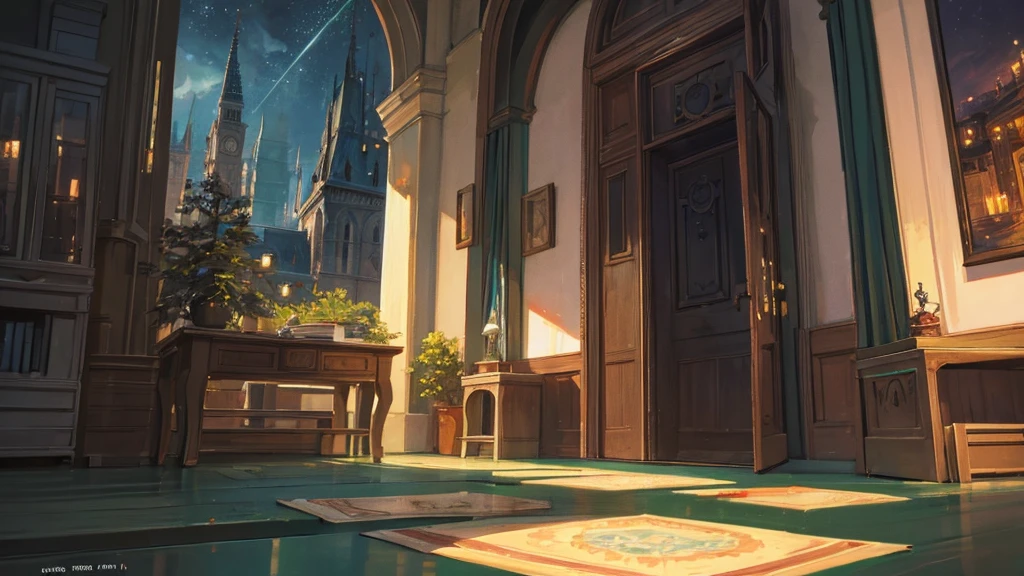 ((Highest quality)), ((masterpiece)), (detailed),Lo-fi night scene