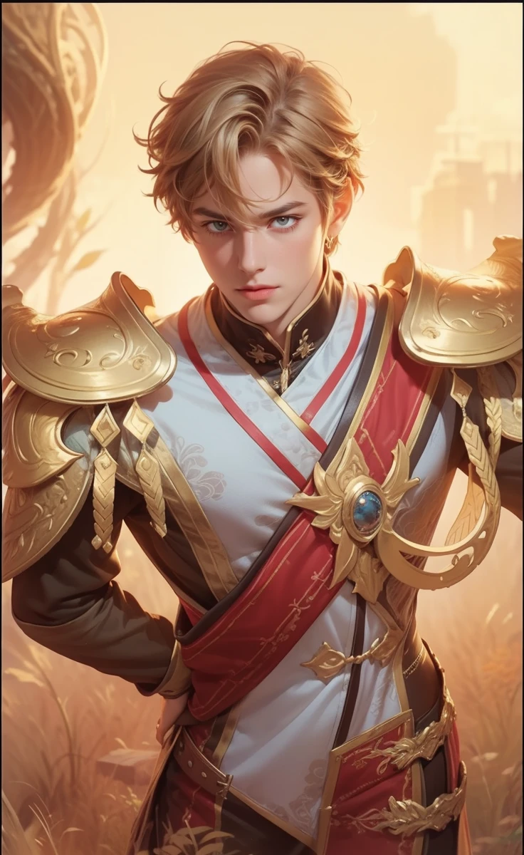 (masterpiece, top quality, best quality, official art, beautiful and aesthetic:1.2), boy, handsome, extreme detailed faces, (fractal art:1.3), colorful, highest detailed, (perfect face), shiny skin, HDR, cantarella, extremely detailed dress, detailed background