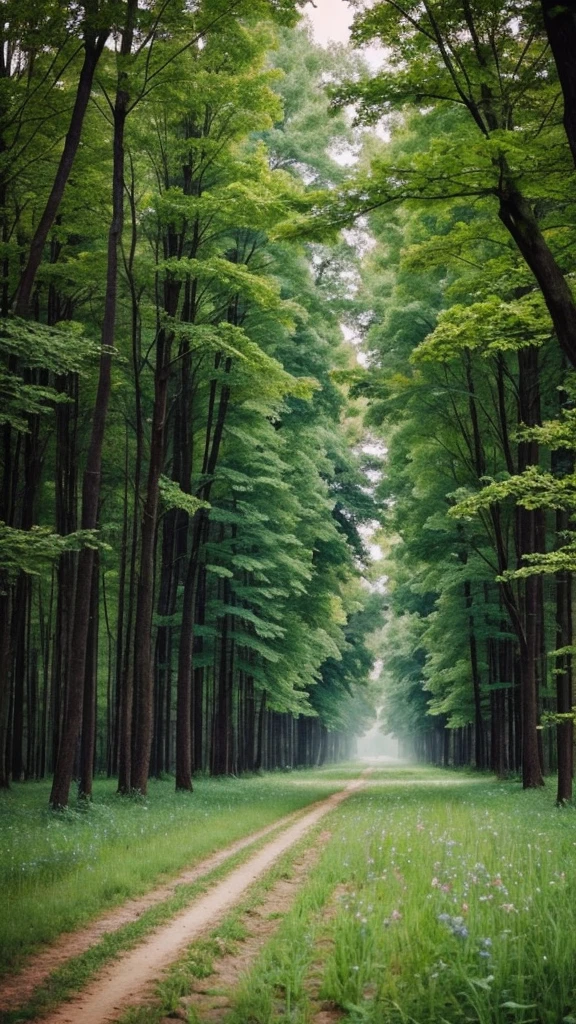 I want natural aesthetic images like forests, fields 