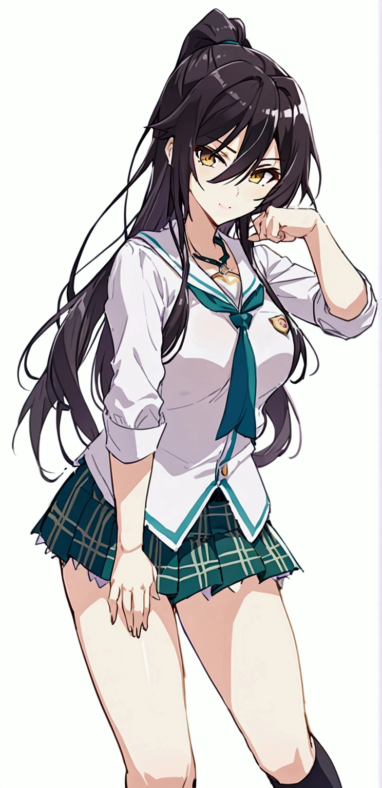 Shirase Sakuya,Black knee socks