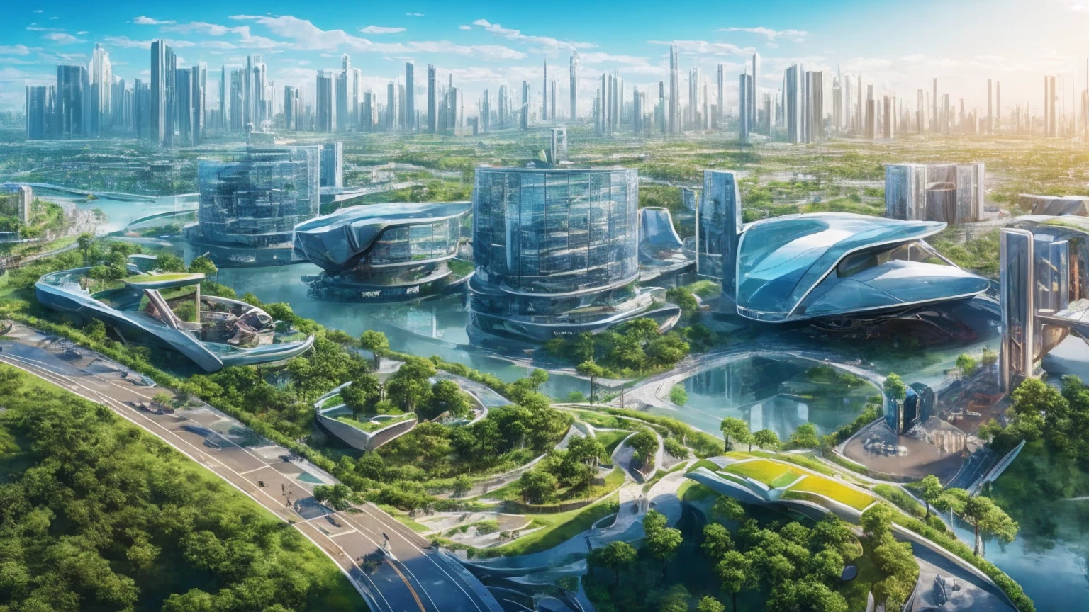 (Best quality,4K,8K,A high resolution,Masterpiece:1.2),Ultra-detailed,(Realistic,Photorealistic,photo-realistic:1.37),Futuristic floating city,Futuristic technology,Huge urban high-tech tablet platform,Airship,Floating in the sky,Futuristic city,Small airships around,High-tech hemispherical platform,Colorful lights,Advanced architecture,modernn architecture,skyscrapper,Access the cloud,Scenic beauty,view over city,Impressive design,Blend seamlessly with nature,energetic and vibrant atmosphere,Futuristic transportation system,Parking is suspended,Transparent path,Lush greenery,Sky gardens,cascading waterfalls,Magnificent skyline,reflections on the water,Sparkling river,Architectural innovation,futuristic skyscrapers,Transparent dome,The shape of the building is unusual,Elevated walkway,Impressive skyline,Glowing lights,Futuristic technology,Minimalist design,Scenic spots,Panoramic view,Cloud Piercing Tower,Vibrant colors,epic sunrise,epic sunset,Dazzling light display,magical ambiance,The future city,Urban Utopia,LuxuryLifestyle,Innovative energy,sustainable development,Smart city technology,Advanced infrastructure,Tranquil atmosphere,Nature and technology live in harmony,Awesome cityscape,Unprecedented urban planning,Architecture connects seamlessly with nature,High-tech metropolis,A cutting-edge engineering marvel,The future of urban living,Visionary architectural concept,Energy-efficient buildings,Harmony with the environment,A city floating above the clouds,Utopian dreams become reality,The possibilities are endless,State-of-the-art transportation network,Green energy integration,Innovative materials,Impressive holographic display,Advanced communication system,Breathtaking aerial view,Quiet and peaceful environment,Modernist aesthetics,Ethereal beauty