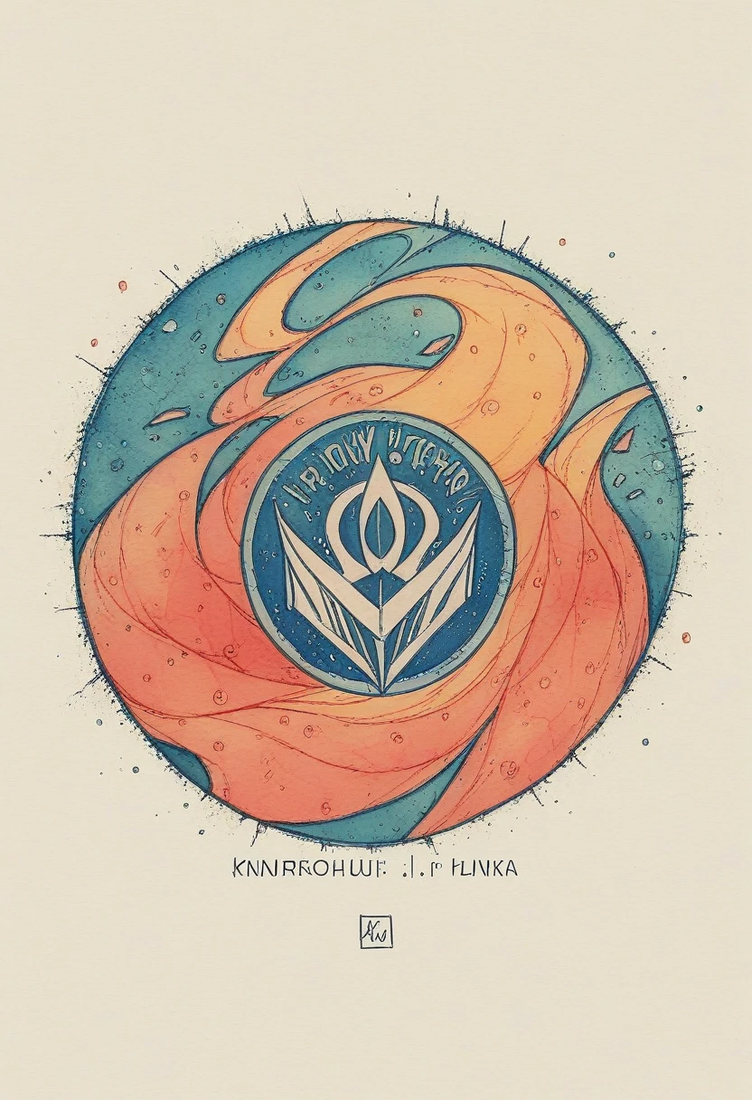 High quality, logo style, watercolor, with 3D effect, as if puff printing. Powerful logo with strong, dark colors, of a toucan. Monochromatic background, by yukisakura, incredible and original colors of the species. Traditional Screen Printing: "Create a t-shirt design with traditional screen printing using layers of solid, overlapping colors."