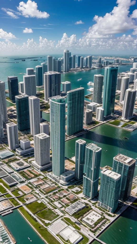 What would a futuristic Miami city look like? 