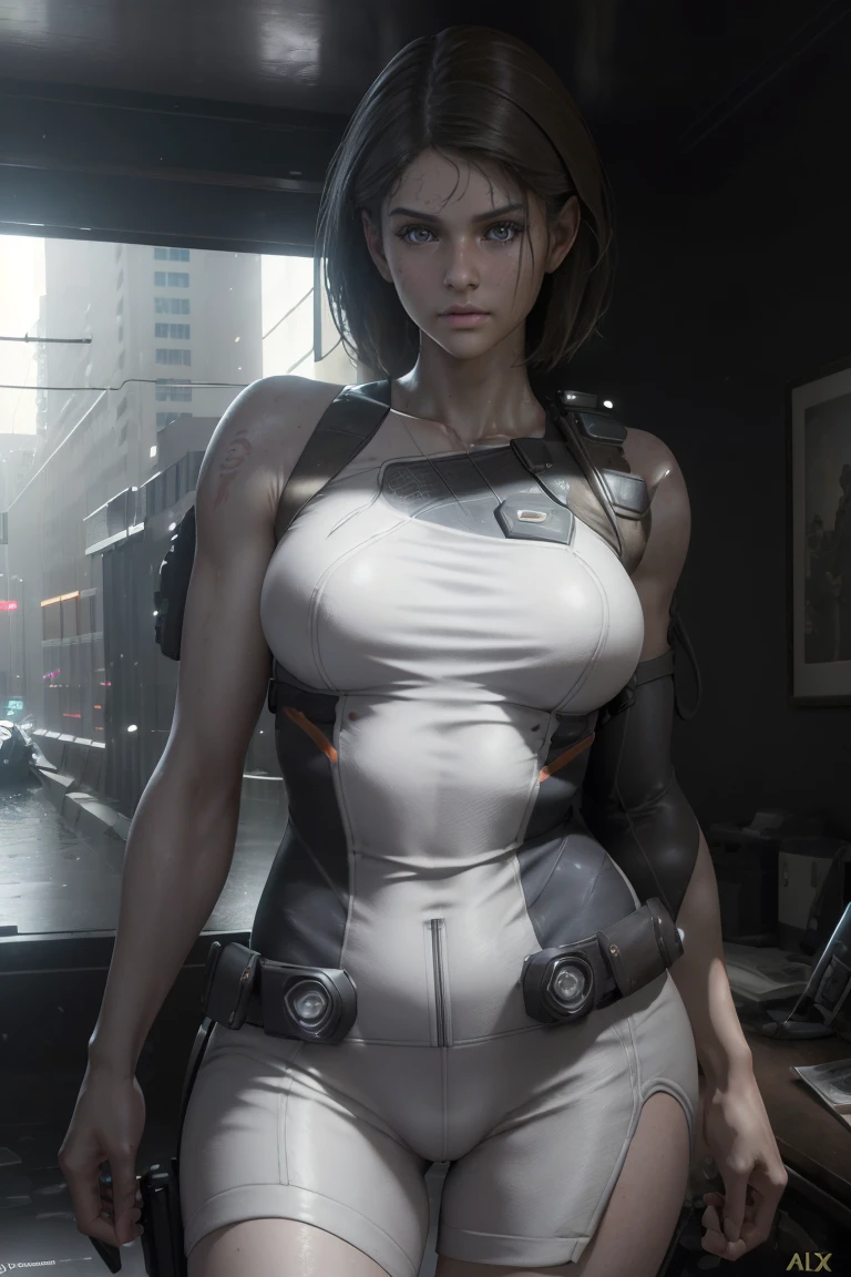 ((best qualityer)), ((work of art)), (detailded:1.4), ........3d, Image of a Alexandra Daddario as cyberpunk woman in white armor,hdr (high-range dynamics),ray tracing,nvidia RTX,extra high resolution,Irreal 5,sub-surface Scattering,PBR Texturing,post-processed,Anisotropic filtering,Depth of field,Maximum clarity and sharpness,Multilayer textures,Albedo and Specular Maps,Surface shading,Accurate simulation of light-material interaction,perfectly proportioned,octane rendering,duotone lighting,large aperture,Low ISO,White balance,the rule of thirds,8K CRU, very sexy, pose sexy,( Alexandra Daddario) sexy suit, naked legs, bare one shoulder, naked confession, (an Alexandra Daddario face), bikinis