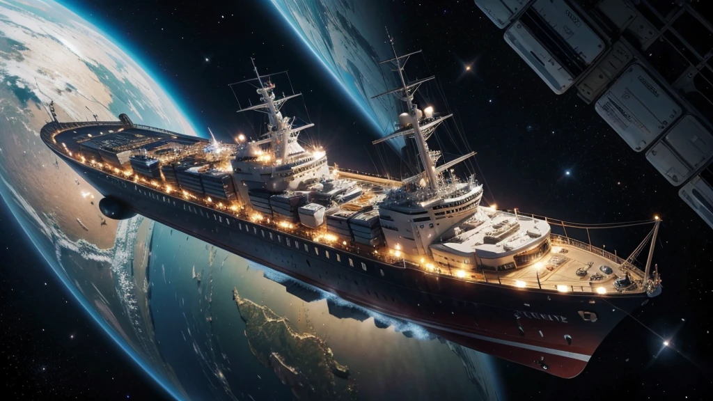 ship stuck in space