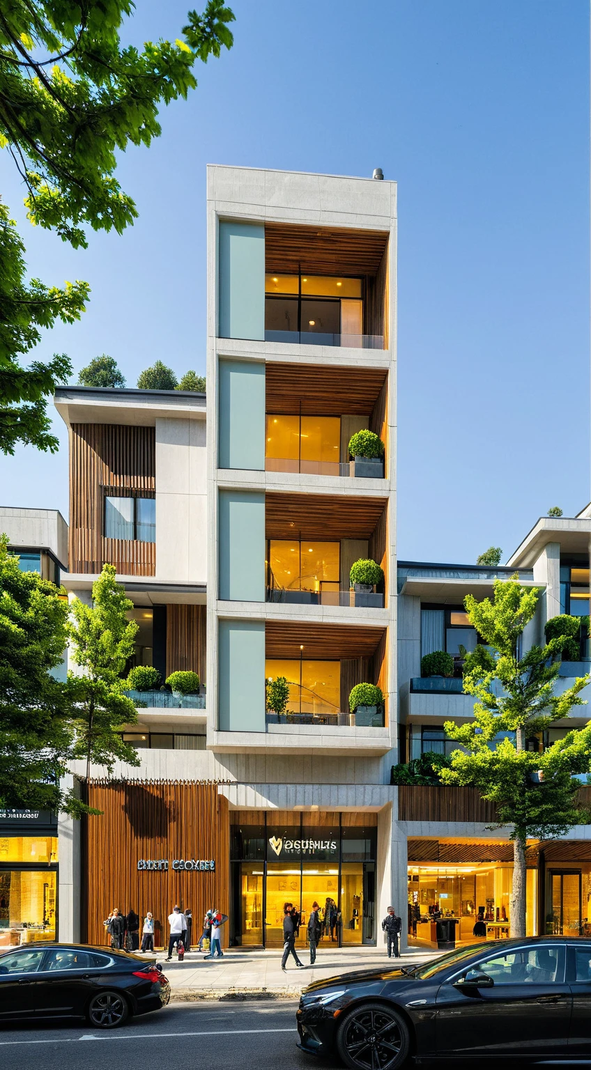 head of&#39;artwork, High quality, best quality, authentique, great detail, En plein air, villa de plain-piedXL, groupe aiai, style de maison moderne dans la rue ,stairs, white wall ,road,pavement, grass, trees, sky, nuvens, (day light:1.1)
