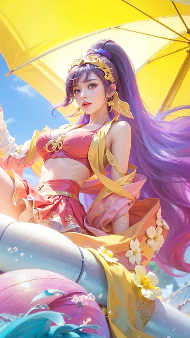 a close up of a 4 girls ,pink hair , big booobs , shadowbringers cinematic, 4 k detail fantasy, a beautiful fantasy empress, game cg, xianxia fantasy, xianxia hero, 2. 5 d cgi anime fantasy artwork, cinematic goddess close shot, ruan jia and artgerm, wow 4 k detail fantasy, hyper-detailed fantasy character, high definition, hyper- detailed,perfect, fantastic, detailed facial and body skin texture, detailed vagina (pussy),Honor of king,HOK.