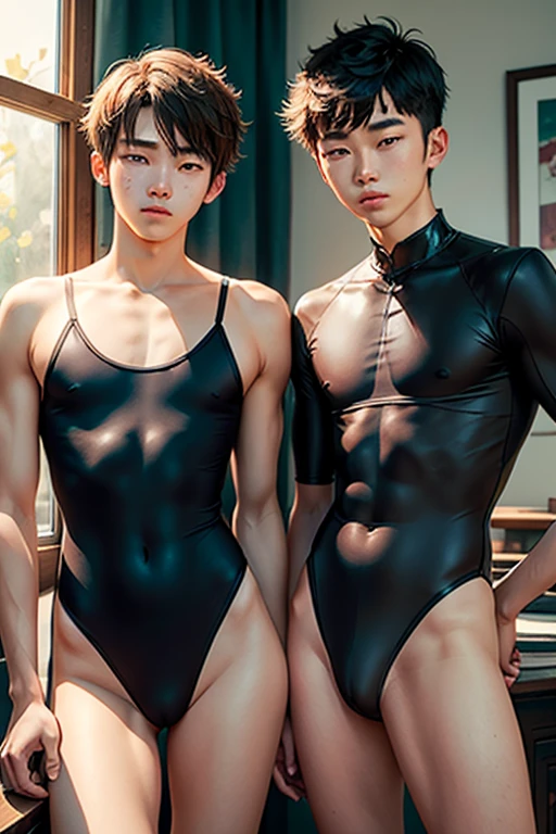 2 Boys, 17, Chinese, Leotard