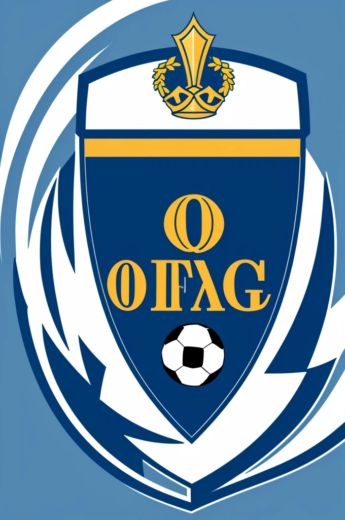 A logo with the word OPQ, Soccer team shield