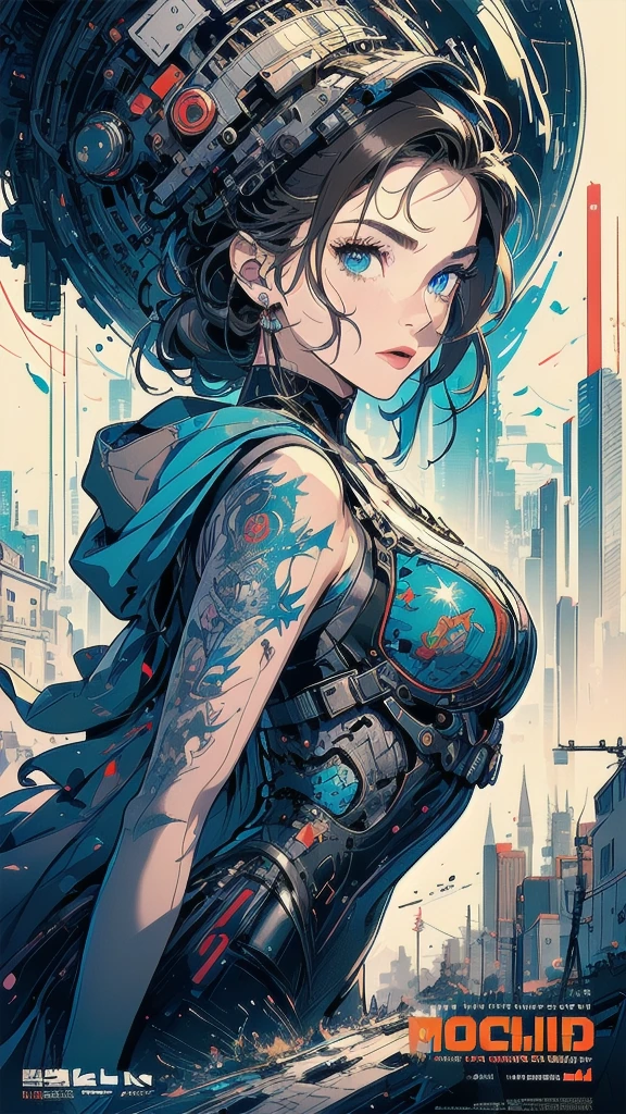 (((masterpiece, highest quality))),(((solo:1.2))),(((1girl:1.2))),32k wallpaper, very detailed, poster, vintage science fiction,(((((geometric cinematic movie poster))))), (bauhaus), shape,(((abstract))),(mid century modern),movie poster,(((((portfolio))))),(((((Close-up))))),(((((bust up))))),((((more various angle)))),(((highlight))),Vast landscape,((((heterochromia)))),(((complete. detailed face))),(((Extremely talented))),(((most complecated machine))),((Overall colorfully))(((text))),(((typography))),(((sentence))),(((Label))),(detailed movie poster),(((((most complicated machine))))),(((genius mechanic))),