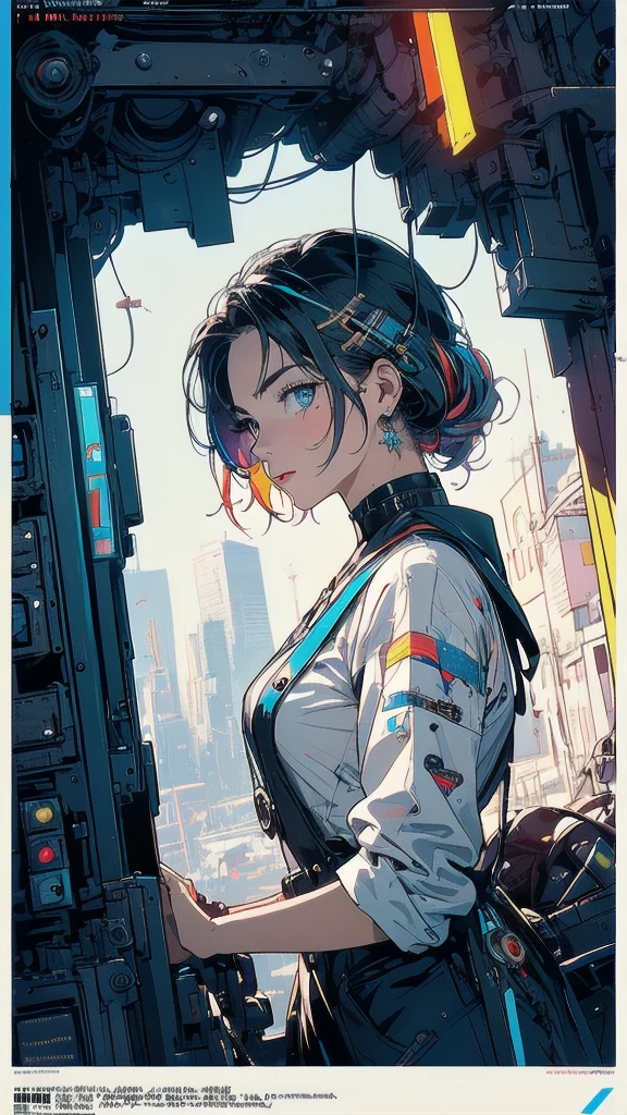 (((masterpiece, highest quality))),(((solo:1.2))),(((1girl:1.2))),32k wallpaper, very detailed, poster, vintage science fiction,(((((geometric cinematic movie poster))))), (bauhaus), shape,(((abstract))),(mid century modern),movie poster,(((((portfolio))))),(((((Close-up))))),(((((bust up))))),((((more various angle)))),(((highlight))),Vast landscape,((((heterochromia)))),(((complete. detailed face))),(((Extremely talented))),(((most complecated machine))),((Overall colorfully))(((text))),(((typography))),(((sentence))),(((Label))),(detailed movie poster),(((((most complicated machine))))),(((genius mechanic))),