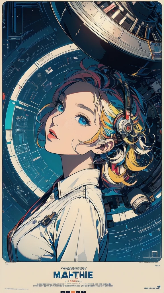 (((masterpiece, highest quality))),(((solo:1.2))),(((1girl:1.2))),32k wallpaper, very detailed, poster, vintage science fiction,(((((geometric cinematic movie poster))))), (bauhaus), shape,(((abstract))),(mid century modern),movie poster,(((((portfolio))))),(((((Close-up))))),(((((bust up))))),((((more various angle)))),(((highlight))),Vast landscape,((((heterochromia)))),(((complete. detailed face))),(((Extremely talented))),(((most complecated machine))),((Overall colorfully))(((text))),(((typography))),(((sentence))),(((Label))),(detailed movie poster),(((((most complicated machine))))),(((genius mechanic))),