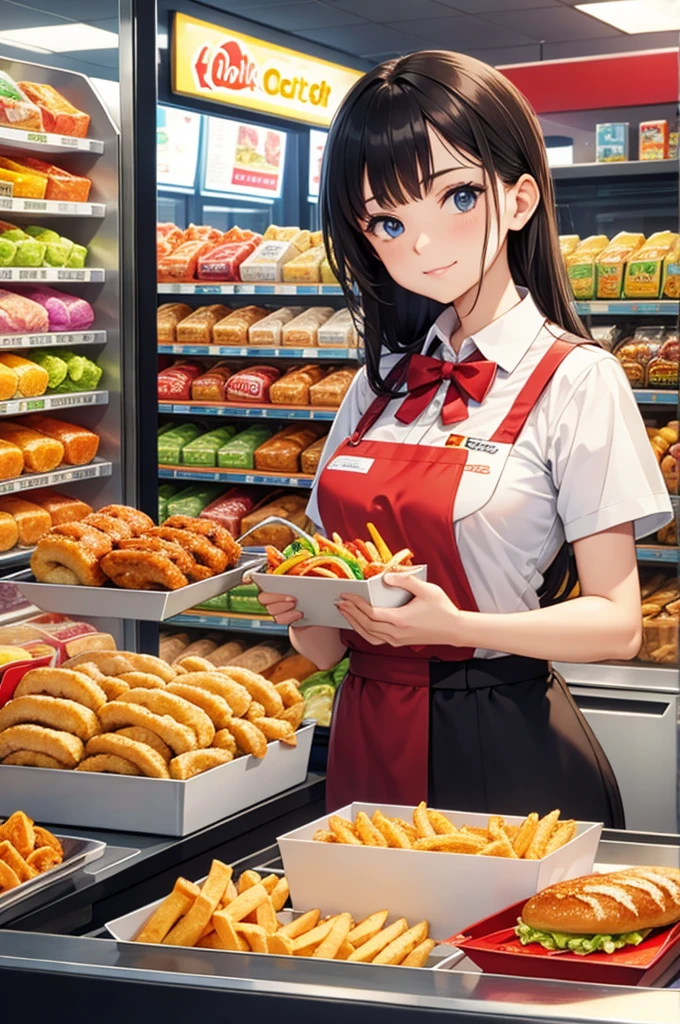 Fast food clerk