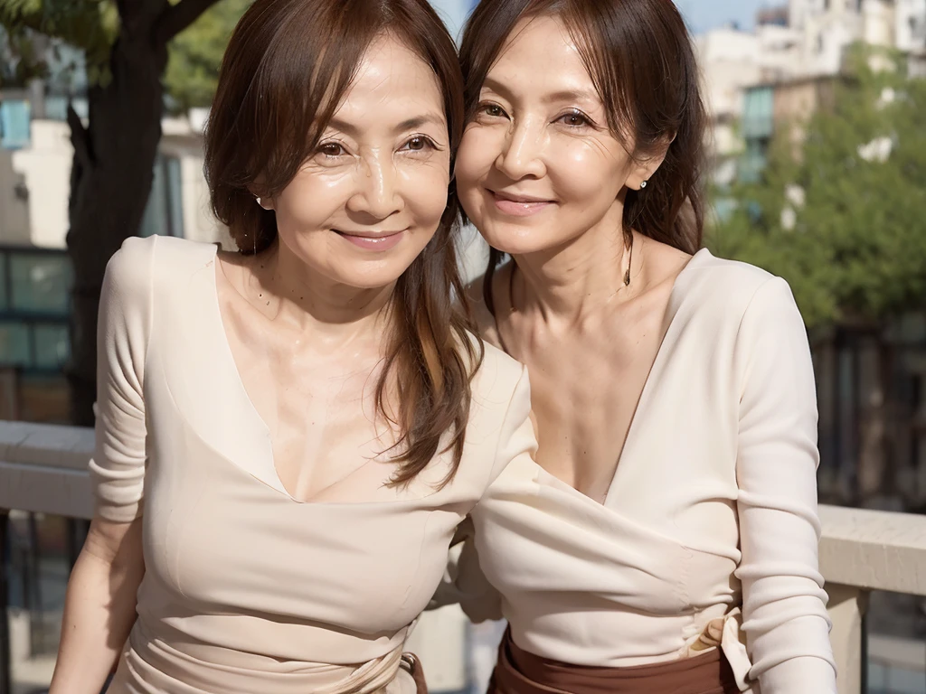 ((Highest quality)), ((8K)), ((masterpiece:1.3)), (Perfect look), (Photorealism:1.6), (JMA), (KE), (Portrait of a Japanese mature woman), (European Night), (Outdoor event venue), (Large crowd), Japanese women, 60 years old, ((Realistic skin texture)), (Fine wrinkles appear all over the skin: 1.3), (Dullness: 1.1), (Unmoisturized skin: 1.2) , (Facial wrinkles: 0.9), (Wrinkles around the eyes: 1.2), double eyelid, Lower eyelid tear trough, The eyes are looking here, A gentle gaze, (Dimples: 1.2), BREAK(Red lips),BREAK 短い前髪, Long Hair, (Blonde), Lips open, Smiling with the corners of his mouth turned up, Soft fabric party dress, pumps, Small breasts, Small breasts, Flat Chest, (Slimming), (whole body), View from the feet,