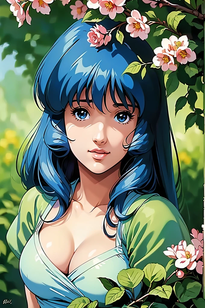 (((Best Quality, high resolution)))),((best quality,8k,masterpiece: 1.3)),((hyper realistic front portrait looking at viewer )),((portrait of lynn minmay)),((lynn minmay de macross)),((Best Quality, high resolution)),sniper aiming at the ((((lynn minmay )))),Beautiful detailed light blue eyes, detailed lips, long eyelashes, ((one piece swimsuit)) girl in a garden,soft sunlight,half:oil painting,ultra detailed,realist,vivid colors,fantastic atmosphere,shadows and lights,Greenery and flowers,peaceful and serene,Masterpiece:1.2