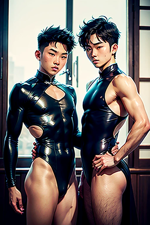 2 Boys, 17, Chinese, Leotard