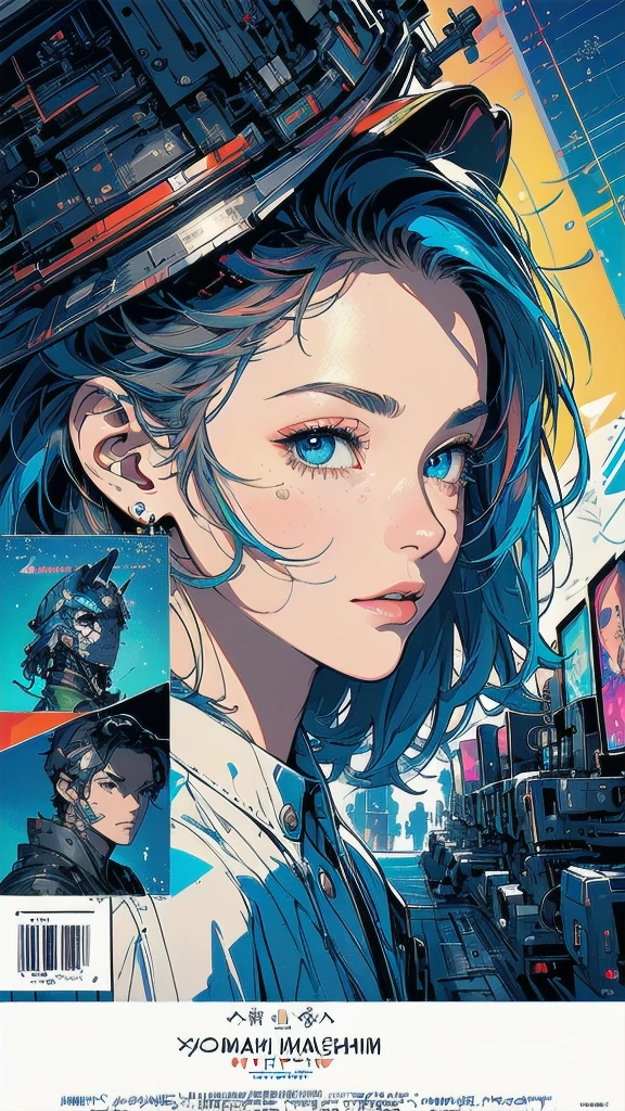 (((masterpiece, highest quality))),(((solo:1.2))),(((1girl:1.2))),32k wallpaper, very detailed, poster, vintage science fiction,(((((geometric cinematic movie poster))))), (bauhaus), shape,(((abstract))),(mid century modern),movie poster,(((((portfolio))))),(((((Close-up))))),(((((bust up))))),((((more various angle)))),(((highlight))),Vast landscape,((((heterochromia)))),(((complete. detailed face))),(((Extremely talented))),(((most complecated machine))),((Overall colorfully))(((text))),(((typography))),(((sentence))),(((Label))),(detailed movie poster),(((((most complicated machine))))),(((genius mechanic))),
