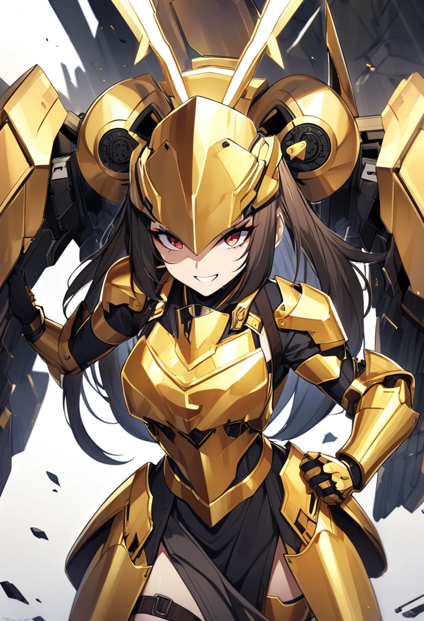 Valkrie, goddess of war, warrior, golden armor