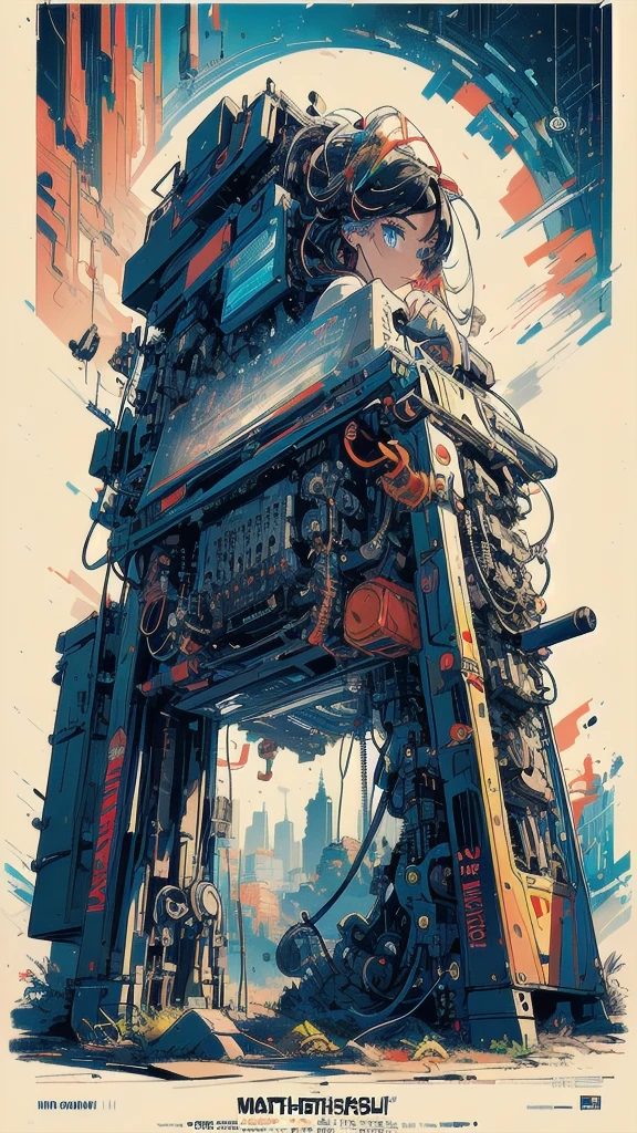 (((masterpiece, highest quality))),(((solo:1.2))),(((1girl:1.2))),32k wallpaper, very detailed, poster, vintage science fiction,(((((geometric cinematic movie poster))))), (bauhaus), shape,(((abstract))),(mid century modern),movie poster,(((((portfolio))))),(((((Close-up))))),(((((bust up))))),((((more various angle)))),(((highlight))),Vast landscape,((((heterochromia)))),(((complete. detailed face))),(((Extremely talented))),(((most complecated machine))),((Overall colorfully))(((text))),(((typography))),(((sentence))),(((Label))),(detailed movie poster),(((((most complicated machine))))),(((genius mechanic))),