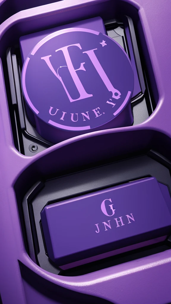 Company logo with the initials gyj safe in purple or blue, ultrab definition