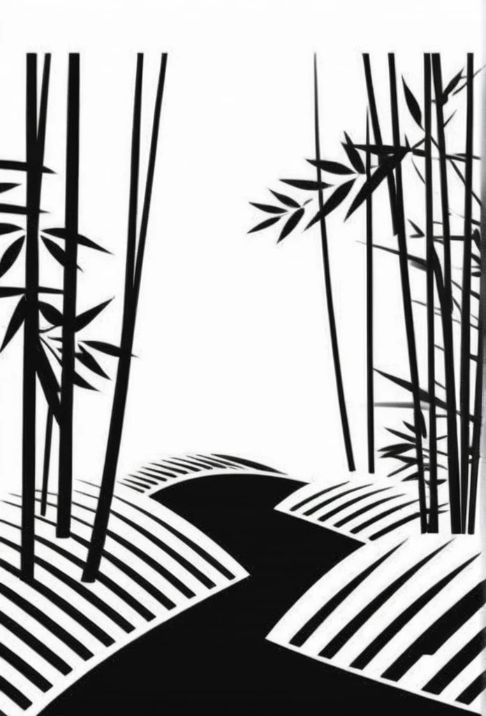 White background
Illustration of high-class Japanese flower fields
Along with the flower fields, bamboo bushes and bamboo leaves, the traditional Japanese streets are designed to slip between and between
Tasteful, Japanese-style design
chic and modern design
monotone
The background is white