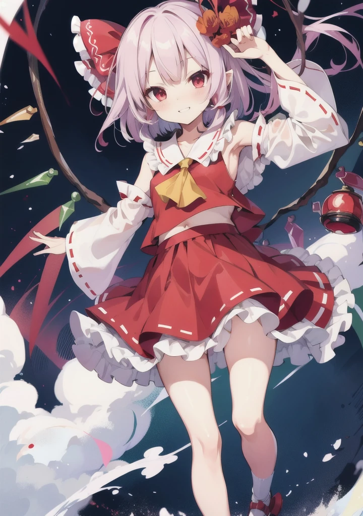 Reimu,Fashionable clothes,Konpaku Youmu,Satori Komeiji,Flandre,Remilia