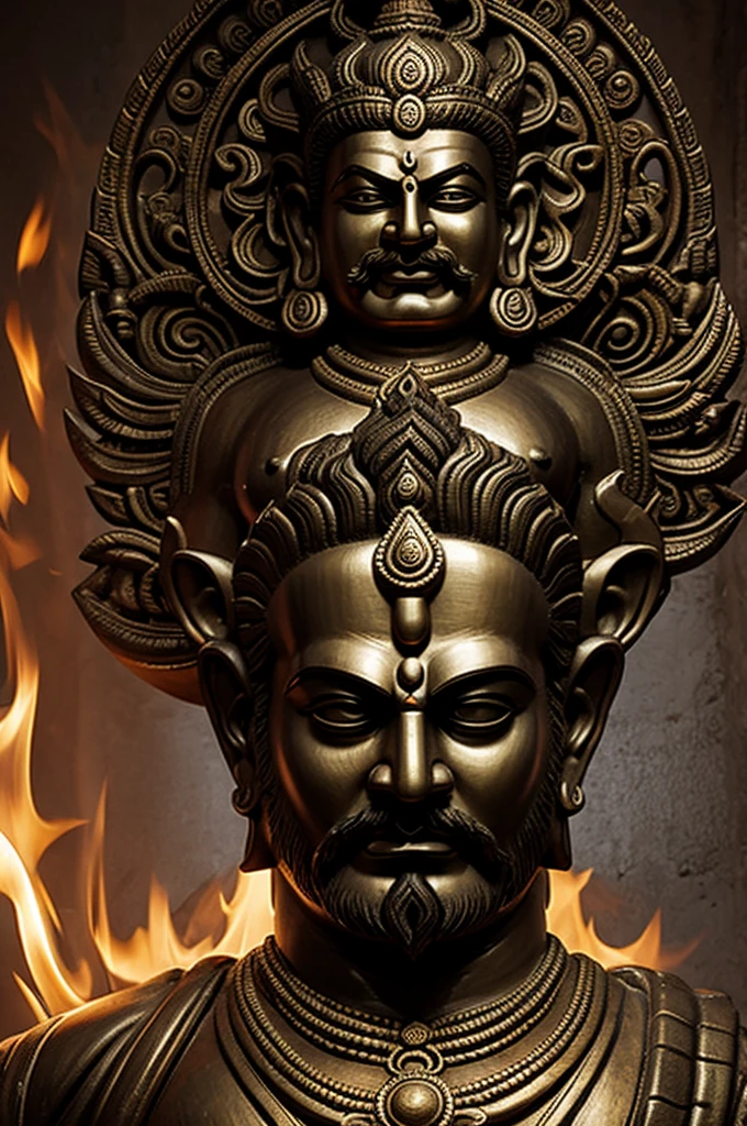 Angry Hindu God