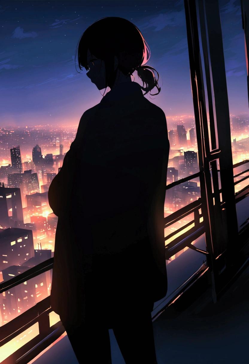 City night silhouette