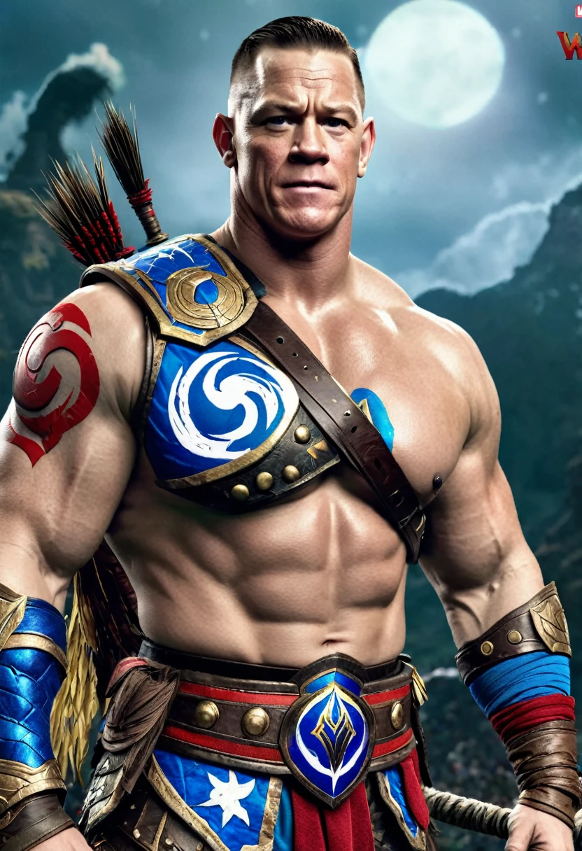 John Cena in god of war costume