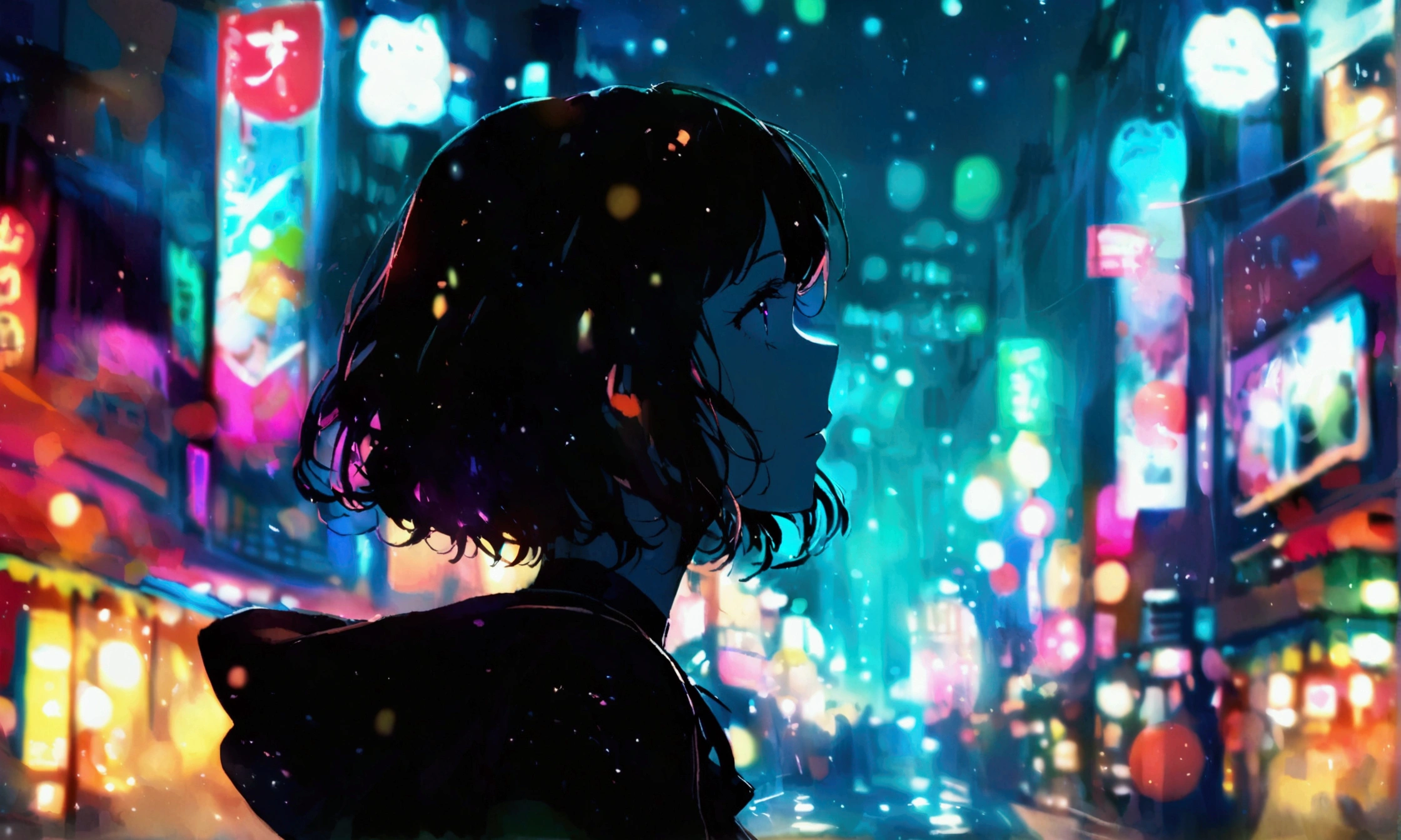 City night silhouette