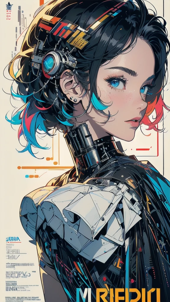(((masterpiece, highest quality))),(((solo:1.2))),(((1girl:1.2))),32k wallpaper, very detailed, poster, vintage science fiction,(((((geometric cinematic movie poster))))), (bauhaus), shape,(((abstract))),(mid century modern),movie poster,(((((portfolio))))),(((((Close-up))))),(((((bust up))))),((((more various angle)))),(((highlight))),Vast landscape,((((heterochromia)))),(((complete. detailed face))),(((Extremely talented))),(((most complecated machine))),((Overall colorfully))(((text))),(((typography))),(((sentence))),(((Label))),(detailed movie poster),(((((most complicated machine))))),(((genius mechanic))),
