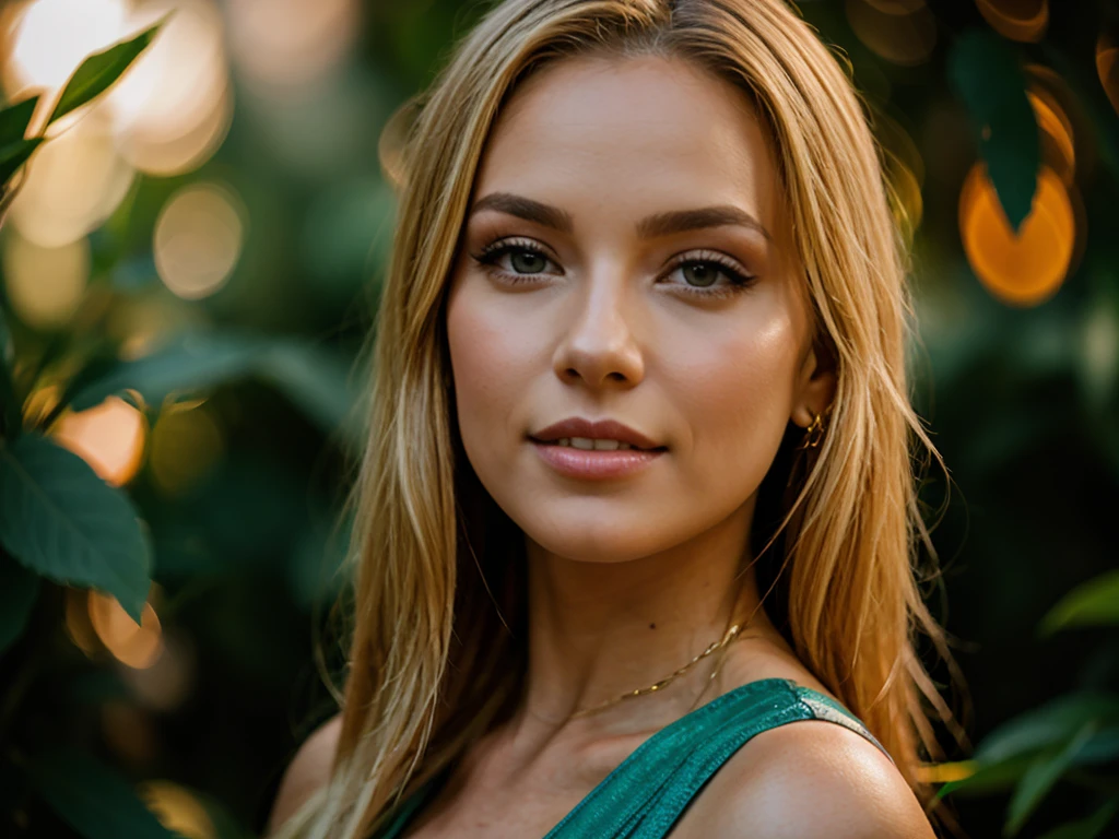 A beautiful, taylor swiftelegant young woman with long blonde hair, piercing blue eyes, and a warm, radiant expression, wearing a stunning red dress, standing in a lush, verdant garden at golden hour, (best quality,4k,8k,highres,masterpiece:1.2),ultra-detailed,(realistic,photorealistic,photo-realistic:1.37),HDR,UHD,studio lighting,ultra-fine painting,sharp focus,physically-based rendering,extreme detail description,professional,vivid colors,bokeh,portraiture,fashion photography